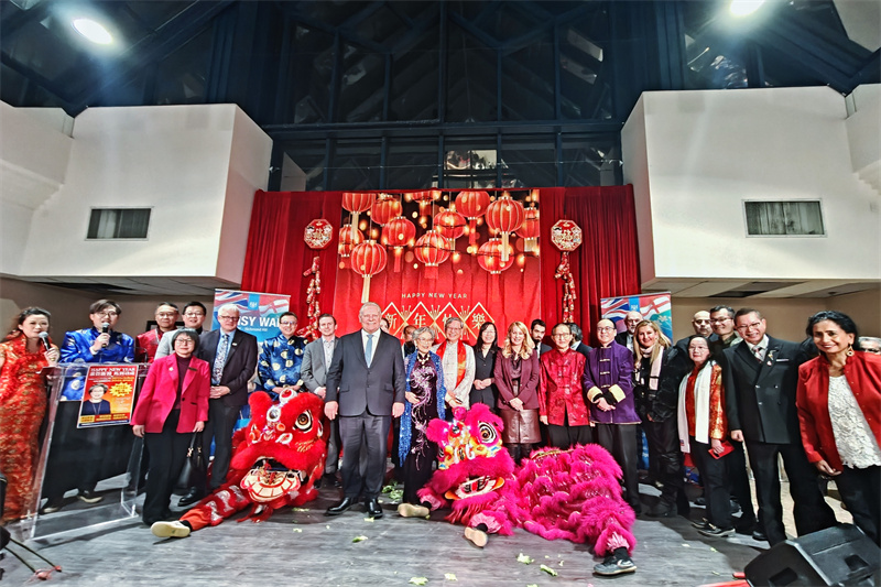 安省省长福特与列治文山省议员韦邱佩芳共同举办庆祝中国新年活动
